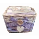 SET 4 PEZZI LAVETTE SPUGNA 30 X 30 CM FEBE DIADEMA LILLA