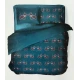 COPRIPIUMINO COTONE TARTAN DOG VENERE NOVIA VERDE