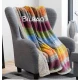 PLAID PILE STAMPATO AGNELLATO BILBAO PEZZOLI
