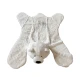 TAPPETO PELLICCIA 90X110CM TESTA ORSO POLAR BEAR PEZZOLI