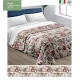TRAPUNTA INVERNALE MICROFIBRA STAMPATA GIOIA CUORI RENNE 27 LOVELY HOME