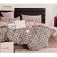 PARURE COPRIPIUMINO MATRIMONIALE PERCALLE COTONE CHANEL 24 GF FERRARI