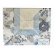 COMPLETO LENZUOLA COTONE MATRIMONIALE PENELOPE NAZARENO GABRIELLI AZZURRO