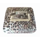 TRAPUNTA INVERNALE MATRIMONIALE MICROFIBRA LEOPARDATO JEAN LINEA ORO