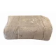 TRAPUNTA INVERNALE MATRIMONIALE MICROFIBRA VELLUTO STAMPATA FOIL DUBAI LINEA ORO PANNA