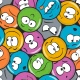 COPRIPIUMINO COTONE EMOJI QUADRIFOGLIO