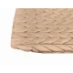 FEDERA CUSCINO ARREDO 50X50CM VELLUTO INTRECCIO LINEA ORO PANNA