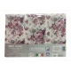 COMPLETO LENZUOLA FLANELLA ROSE MONT BLANC LOVELY HOME ROSA