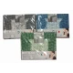 COMPLETO LENZUOLA FLANELLA PALLINI MONT BLANC LOVELY HOME
