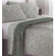 COMPLETO LENZUOLA FLANELLA PALLINI MONT BLANC LOVELY HOME