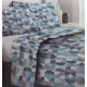 COMPLETO LENZUOLA FLANELLA BOLLE MONT BLANC LOVELY HOME