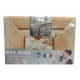 COMPLETO LENZUOLA FLANELLA FOGLIE MONT BLANC LOVELY HOME