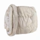 TRAPUNTA INVERNALE MATRIMONIALE VELLUTO SHERPA SOFFICISSIMA LOVELY HOME PANNA