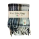 PLAID MOHAIR FRANGE 130X170CM SCOZZESE PERLATEX