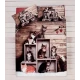 PARURE COPRIPIUMINO COTONE DIGITALE SOGNI D'ORO GATTI 74 LOVELY HOME