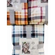 PLAID PILE MATRIMONIALE STAMPATO SCOZZESE KROS SOPHIE