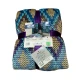 PLAID PILE STAMPATO AGNELLATO MOON SGHOME VIOLA