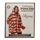 PONCHO MANTELLA DONNA PILE TEDDY INTERNO FELPATO 0030 PREZIOSA