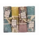 ASSORTITO 4 PEZZI COMPLETO LENZUOLA COTONE MATRIMONIALE DELICATO FIORI POIS HOME SWEET HOME