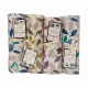 ASSORTITO 4 PEZZI COMPLETO LENZUOLA COTONE MATRIMONIALE DELICATO FOGLIE HOME SWEET HOME