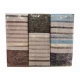3 PEZZI COMPLETO LENZUOLA MATRIMONIALE COTONE PERCALLE RIGATO HOME SWEET HOME