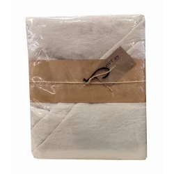 COMPLETO LENZUOLA MATRIMONIALE 100% LINO LOFT49 COGAL PIETRA