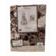 SET CUCINA ARREDO COTONE PANAMA STAMPATO BLOSSOM PREZIOSA GREMBIULE