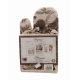 SET CUCINA ARREDO COTONE PANAMA STAMPATO BLOSSOM PREZIOSA PRESINA