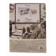 SET CUCINA ARREDO COTONE PANAMA STAMPATO BLOSSOM PREZIOSA RUNNER