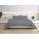 COMPLETO LENZUOLA MATRIMONIALE COTONE PERCALLE TINTA UNITA GIPETEX