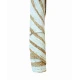 TAPPETO JUTA TONDO 100CM RAJA BIANCO LOVELY SHABBY GITIESSE