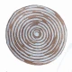 TAPPETO JUTA TONDO 100CM RAJA BIANCO LOVELY SHABBY GITIESSE