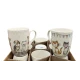 SET 12 TAZZE MUG CERAMICA AMICI LOVELY HOME