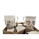 SET 12 TAZZE MUG CERAMICA AMICI LOVELY HOME