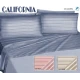 COMPLETO LENZUOLA MATRIMONIALE COTONE CALIFORNIA DOLCE NOTTE PEZZOLI