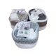 SET 4 PEZZI LAVETTE SPUGNA 30X30CM UNCINETTO SEFORA