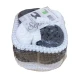 SET 4 PEZZI LAVETTE SPUGNA 30X30CM UNCINETTO SEFORA