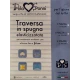 TRAVERSA MATRIMONIALE H30 SPUGNA ELASTICIZZATA DOLCI SOGNI ONDA BLU