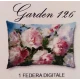 FEDERA CUSCINO COTONE DIGITALE GARDEN 126 IMBERTI