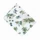 TOVAGLIA COTONE OLIVE FONDO BIANCO PEZZOLI