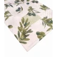 TOVAGLIA COTONE OLIVE FONDO BIANCO PEZZOLI