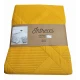 TRAPUNTINO MATRIMONIALE TERMOSALDATO MICROFIBRA INTRECCI LOVELY HOME GIALLO