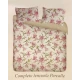 2 PEZZI COMPLETO LENZUOLA MATRIMONIALE COTONE PERCALLE ROSSINI ORCHIDEE HOME SWEET HOME