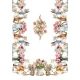 TOVAGLIA COTONE DIGITALE GATTI TULIPANI GIPETEX