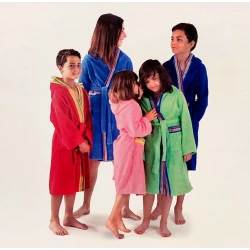 ACCAPPATOIO CON CAPPUCCIO TINTA UNITA PONGO GABEL