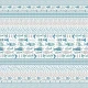COPRITUTTO COTONE DISEGNO PESCI QUADRIFOGLIO