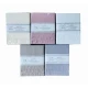 COMPLETO LENZUOLA MATRIMONIALE COTONE TINTA UNITA ROUCHES ISABELLE GITIESSE