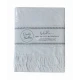 COMPLETO LENZUOLA MATRIMONIALE COTONE TINTA UNITA ROUCHES ISABELLE GITIESSE