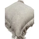 CUSCINO ARREDO IMBOTTITO 45X45CM LINO FRANGE GEOMETRICO PEZZOLI