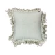 CUSCINO ARREDO IMBOTTITO 45X45CM LINO FRANGE GEOMETRICO PEZZOLI